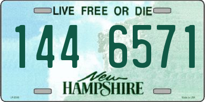 NH license plate 1446571