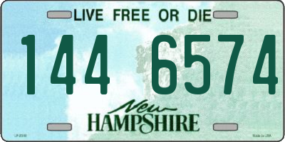 NH license plate 1446574