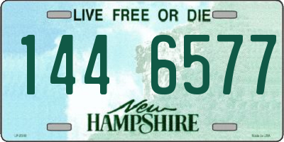 NH license plate 1446577