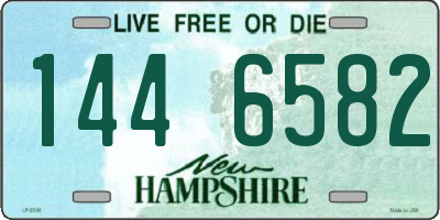 NH license plate 1446582
