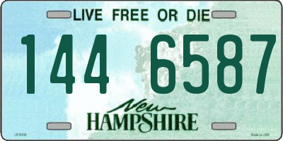 NH license plate 1446587