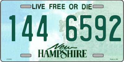 NH license plate 1446592