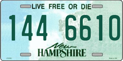 NH license plate 1446610