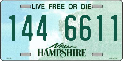 NH license plate 1446611