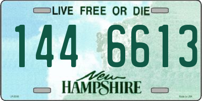 NH license plate 1446613