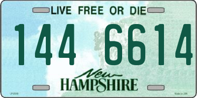 NH license plate 1446614