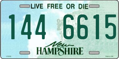 NH license plate 1446615