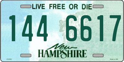 NH license plate 1446617