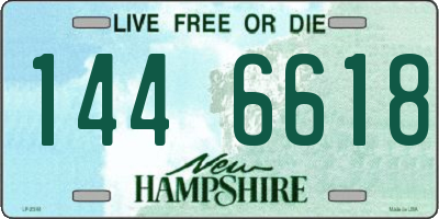NH license plate 1446618