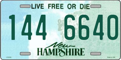 NH license plate 1446640