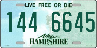 NH license plate 1446645