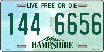 NH license plate 1446656
