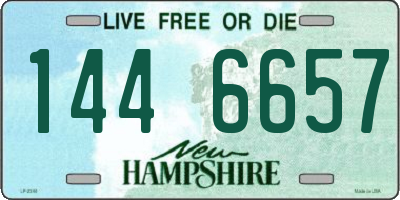 NH license plate 1446657