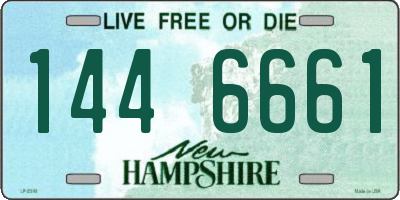 NH license plate 1446661