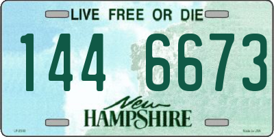 NH license plate 1446673