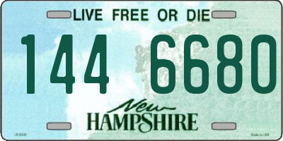 NH license plate 1446680