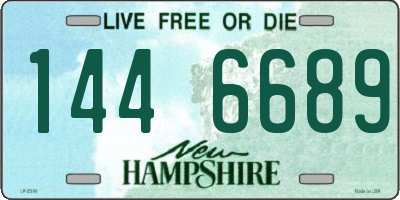 NH license plate 1446689