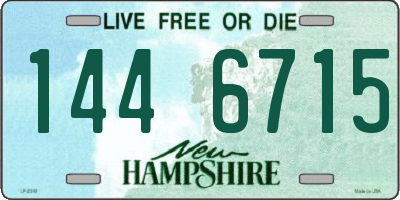 NH license plate 1446715