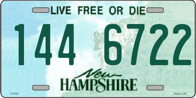 NH license plate 1446722