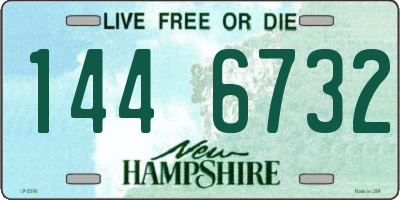 NH license plate 1446732