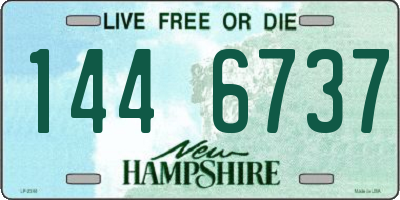 NH license plate 1446737