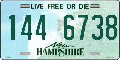 NH license plate 1446738