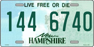 NH license plate 1446740