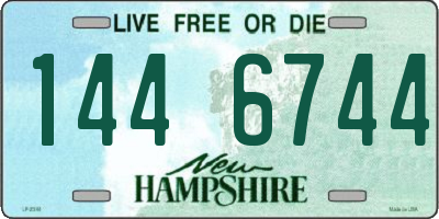 NH license plate 1446744