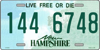 NH license plate 1446748
