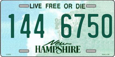 NH license plate 1446750