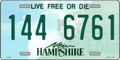 NH license plate 1446761
