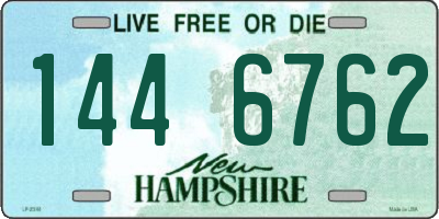 NH license plate 1446762