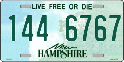 NH license plate 1446767