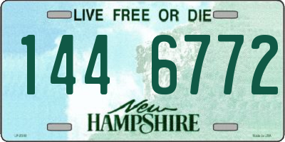 NH license plate 1446772
