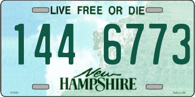 NH license plate 1446773
