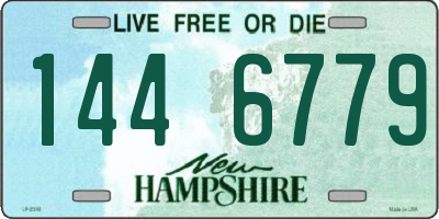 NH license plate 1446779