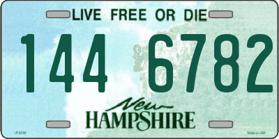 NH license plate 1446782