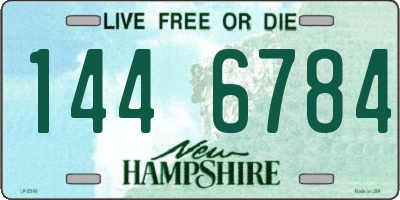 NH license plate 1446784
