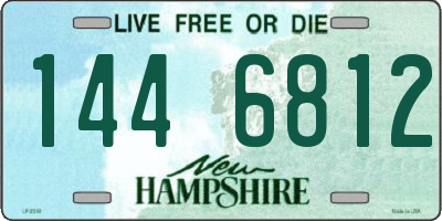 NH license plate 1446812