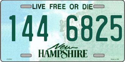 NH license plate 1446825