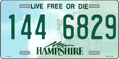 NH license plate 1446829