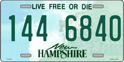 NH license plate 1446840