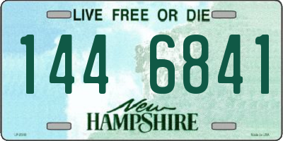 NH license plate 1446841