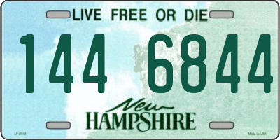 NH license plate 1446844