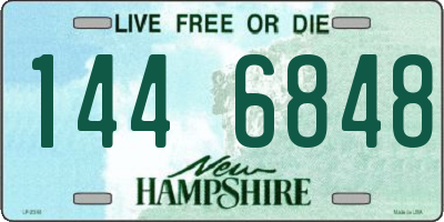 NH license plate 1446848