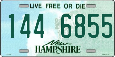 NH license plate 1446855
