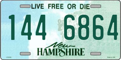 NH license plate 1446864