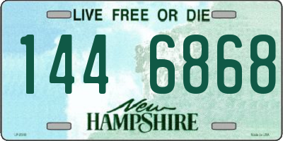 NH license plate 1446868