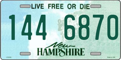 NH license plate 1446870