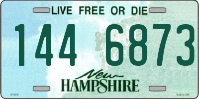 NH license plate 1446873